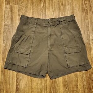 Woolrich Cargo Shorts Men 36‎ Brown Earth 3030 Deep Pockets Outdoor Hiking